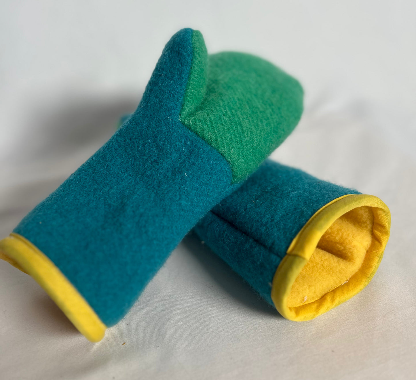 Handmade Upcycled Wool Mittens
