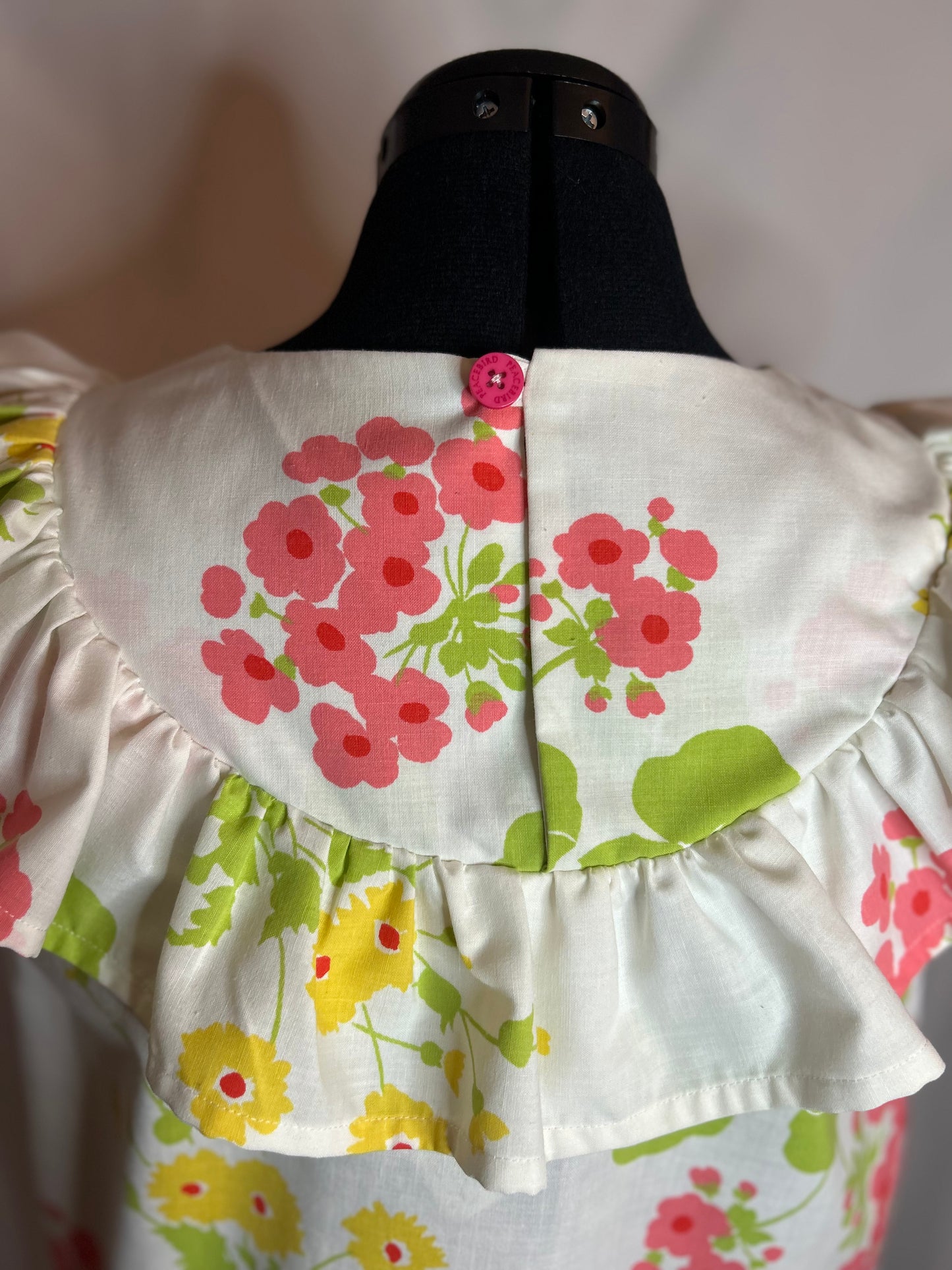 Handmade Upcycled Ruffle Top