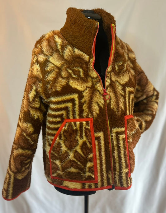 Handmade Upcycled Vintage Blanket Coat