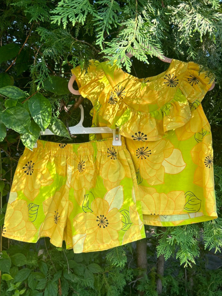 Handmade Upcycled Mid Rise Shorts