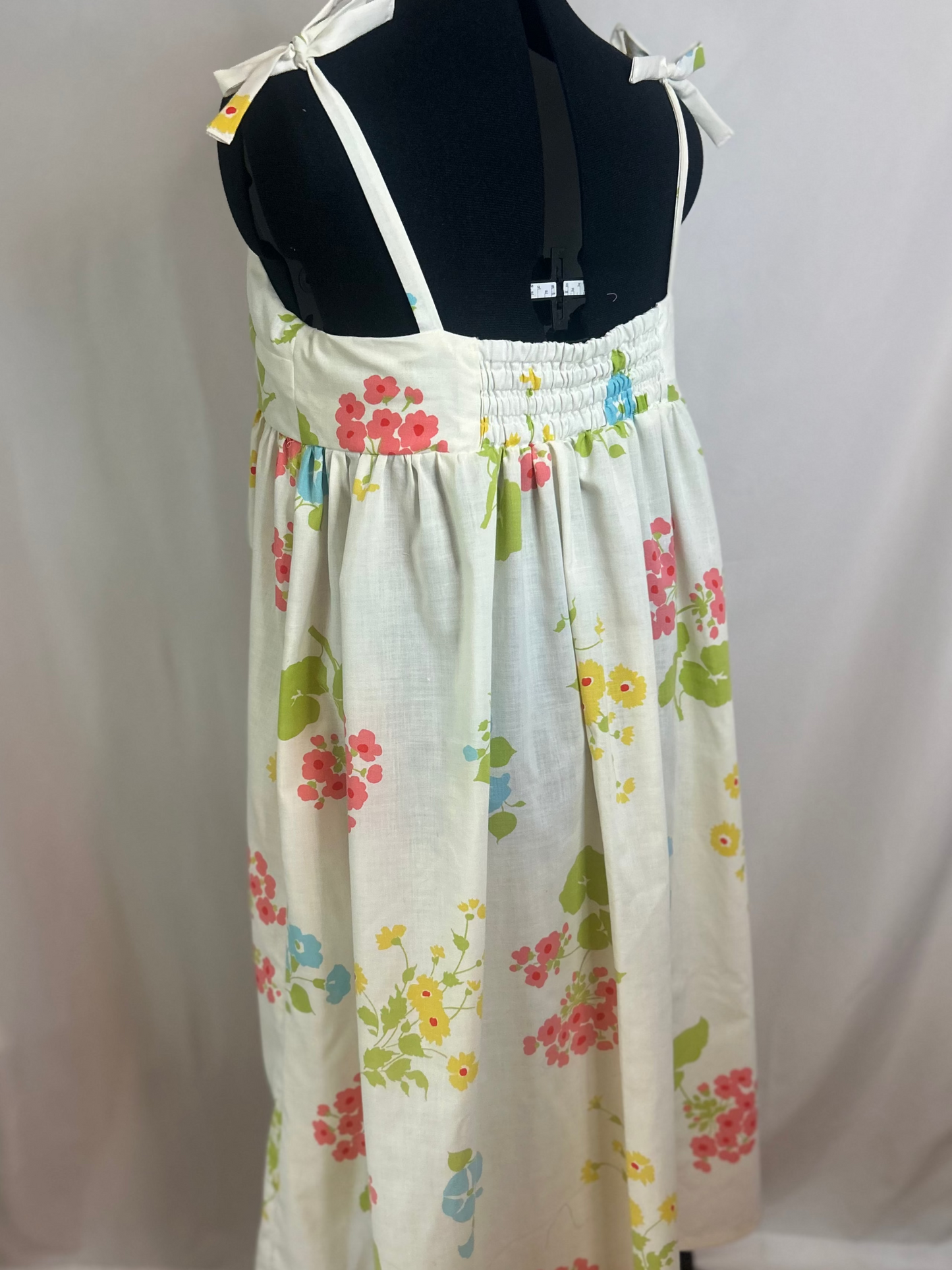 Handmade Upcycled Vntage Sheet Dress