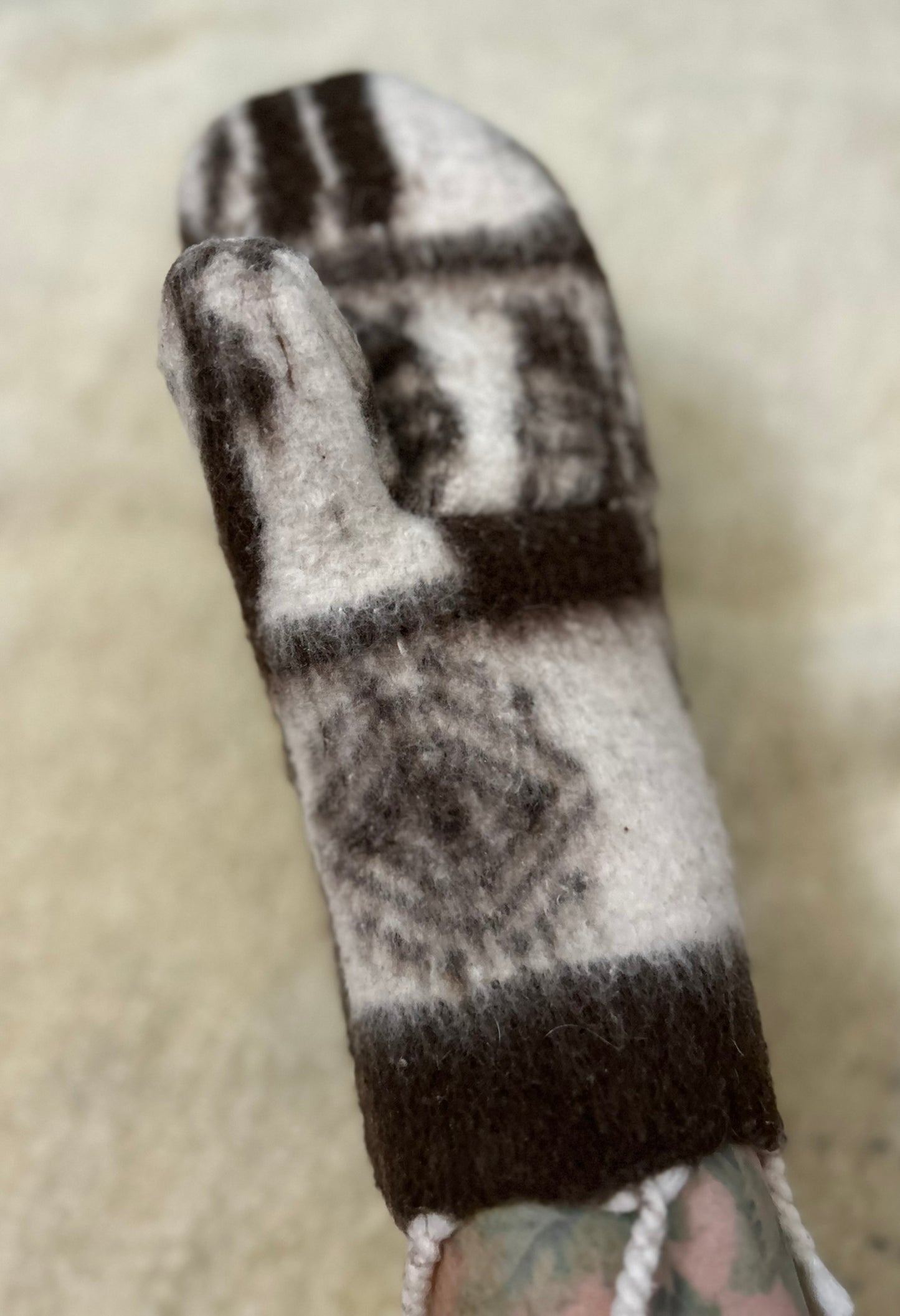 Handmade Upcycled Wool Mittens
