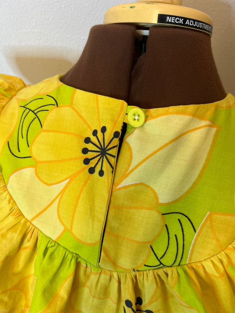 Handmade Upcycled Cotton Ruffle Top