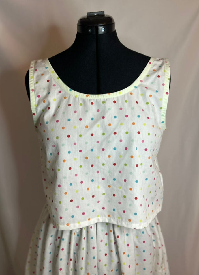 Handmade Upcycled Scoop Back Tank