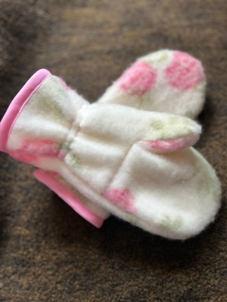 Handmade Upcycled Blanket Mittens