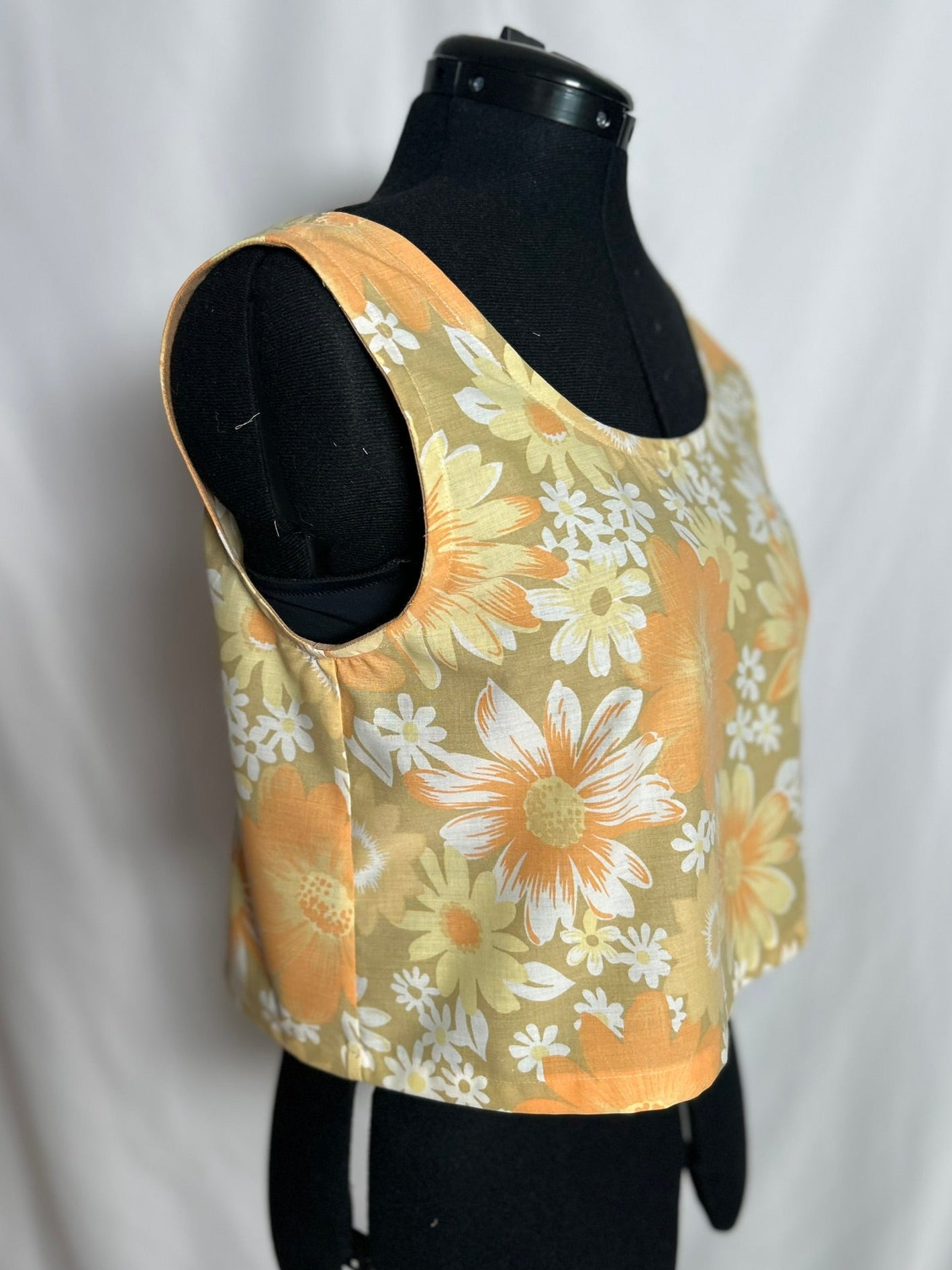 Handmade Scoop Back Boxy Tank
