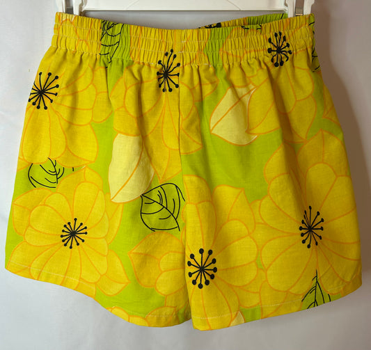 Handmade Upcycled Cotton Shorts