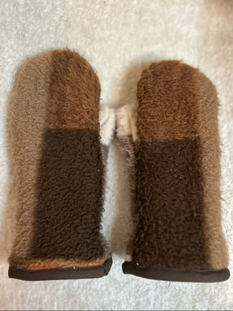 Handmade Upcycled Vintage Blanket Mittens
