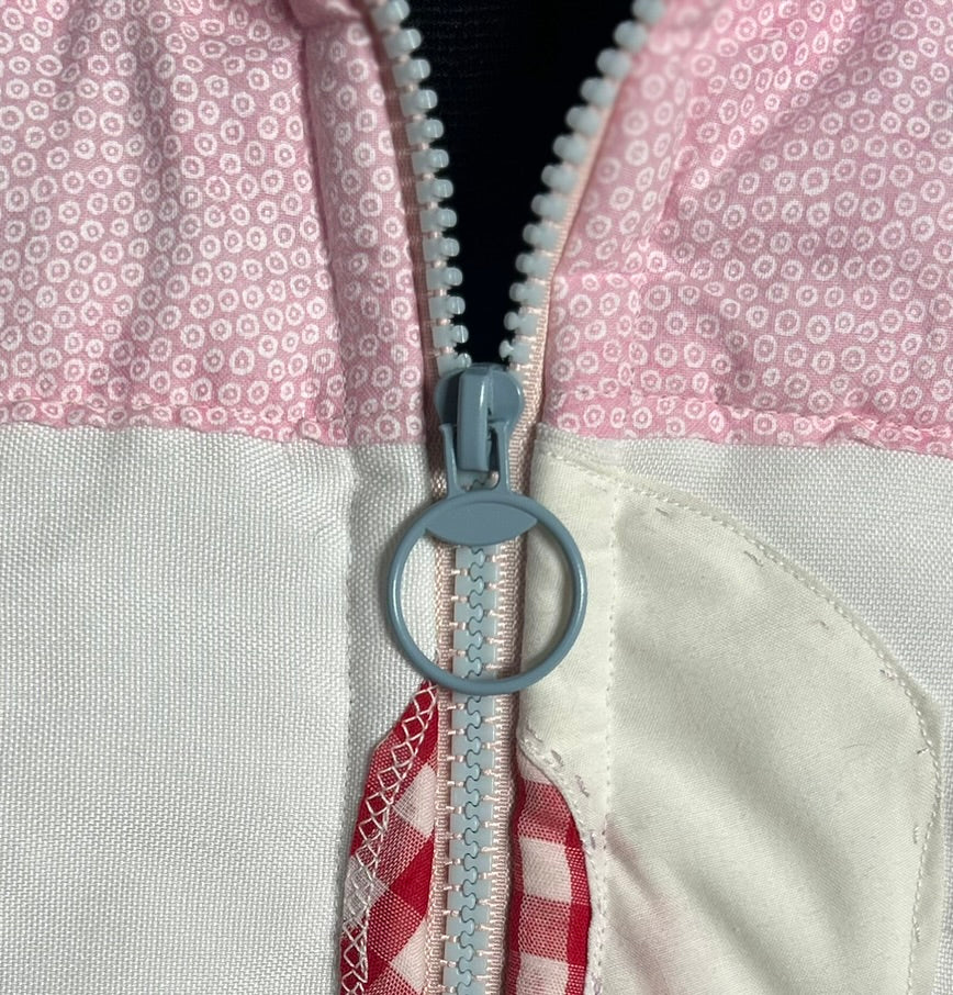 Handmade Upcycled Quilt Shortie Coat