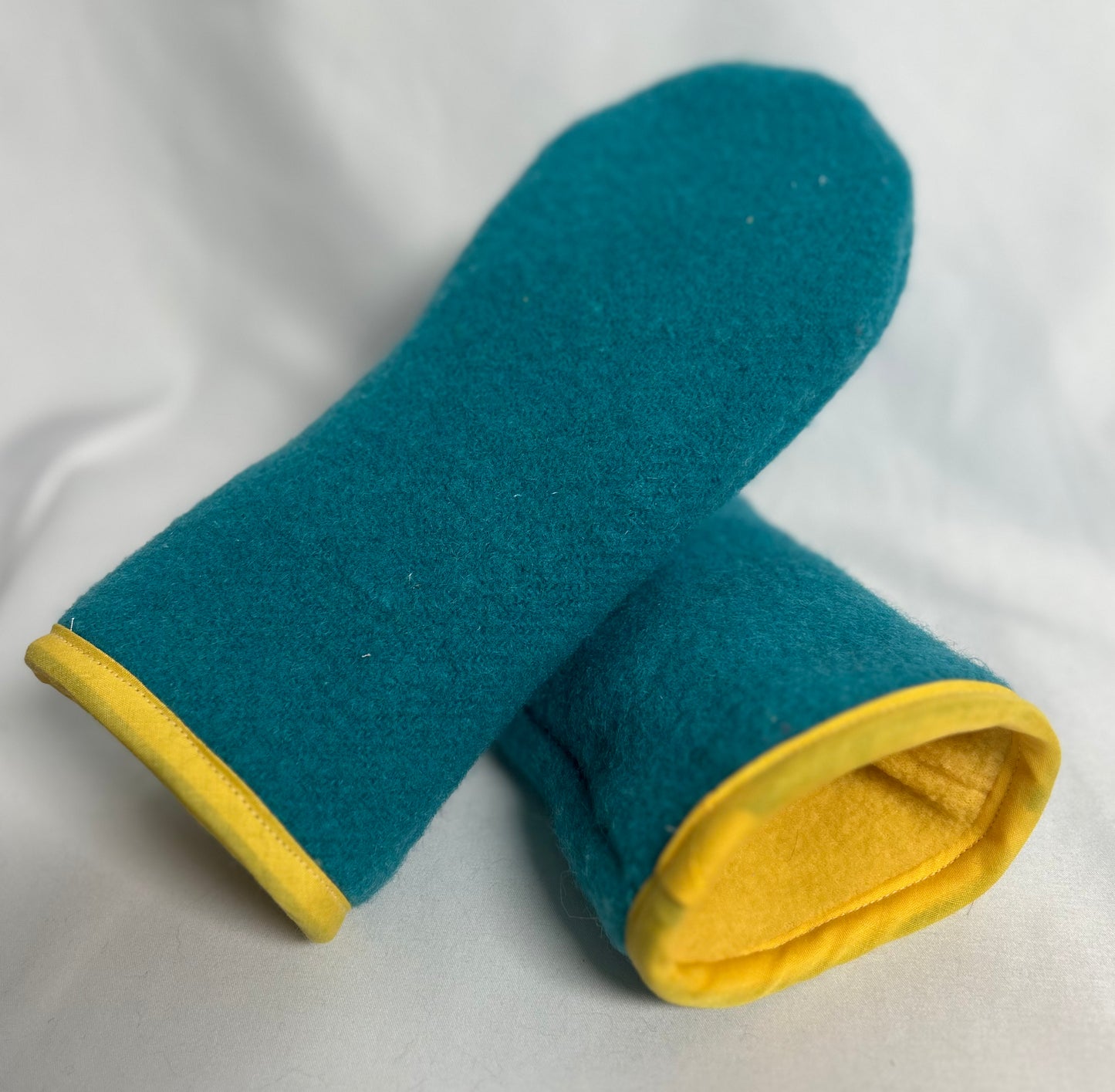 Handmade Upcycled Wool Mittens