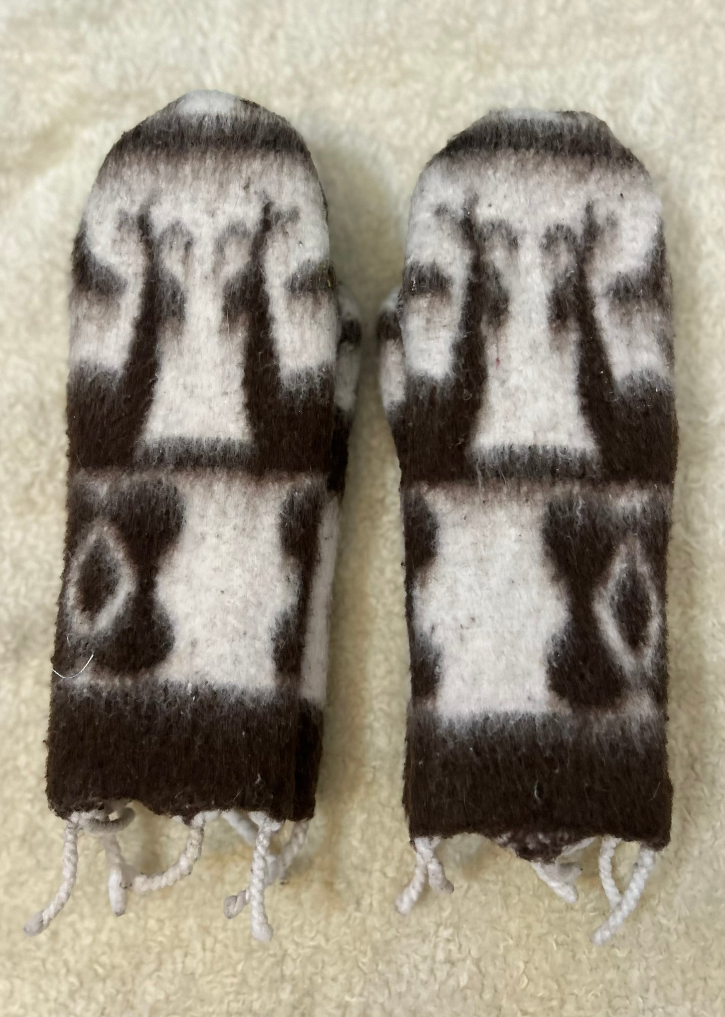 Handmade Upcycled Wool Mittens