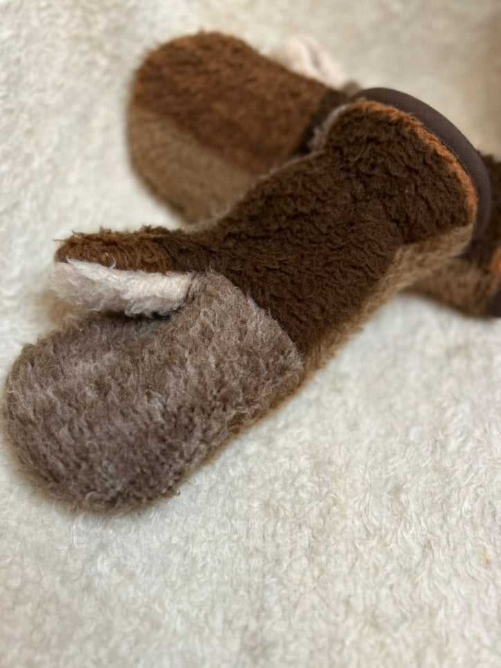 Handmade Upcycled Vintage Blanket Mittens