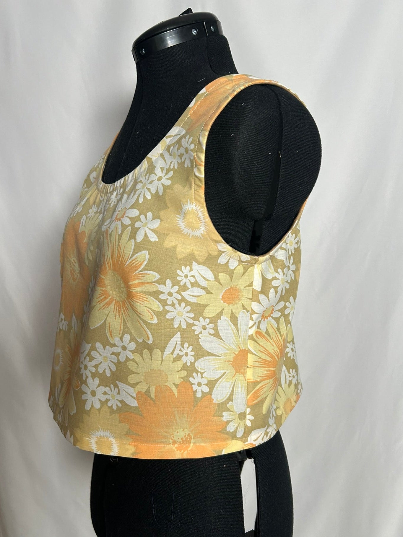 Handmade Scoop Back Boxy Tank