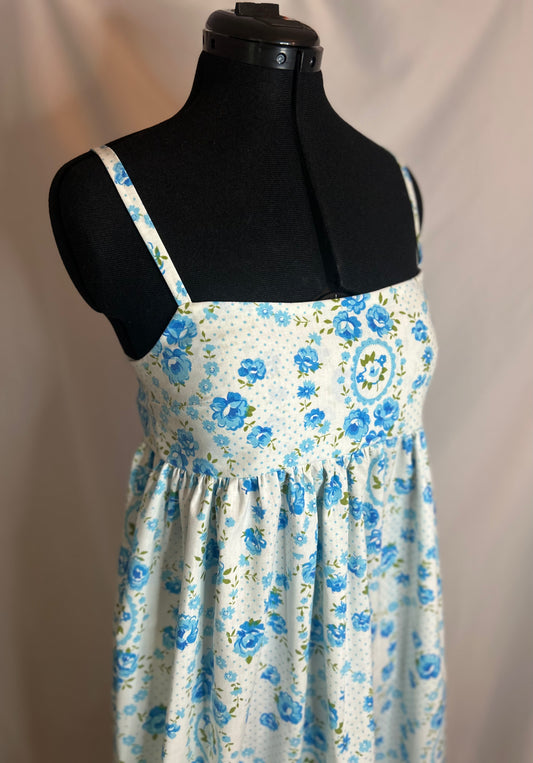 Handmade Upcycled Bedsheet Sundress