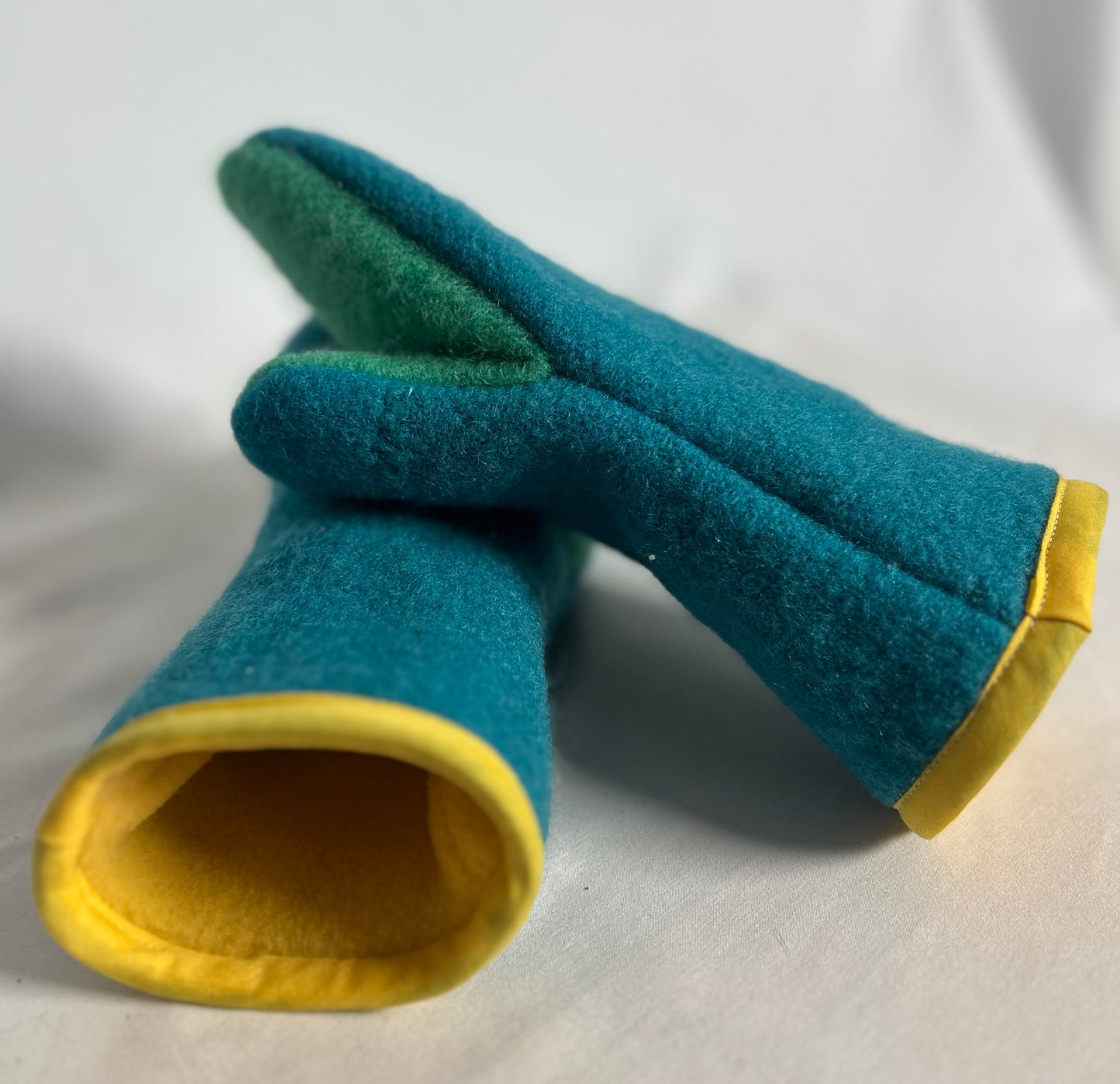 Handmade Upcycled Wool Mittens