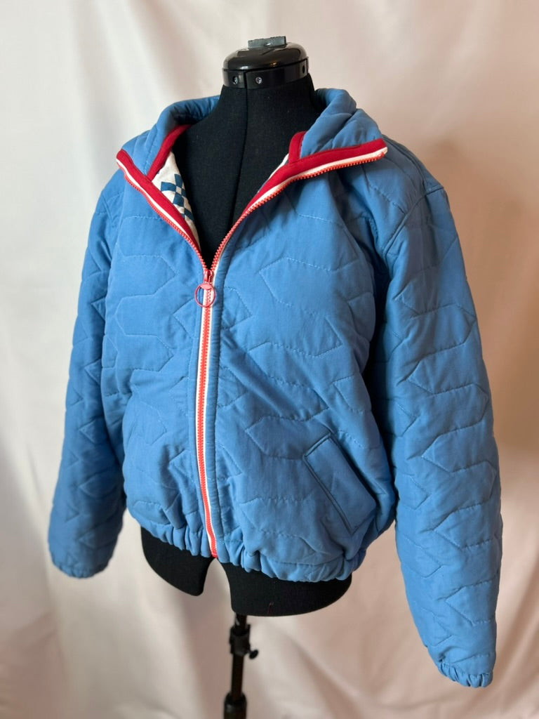Upcycled Vintage Quilted Bomber Jacket