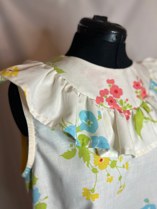 Handmade Upcycled Ruffle Top
