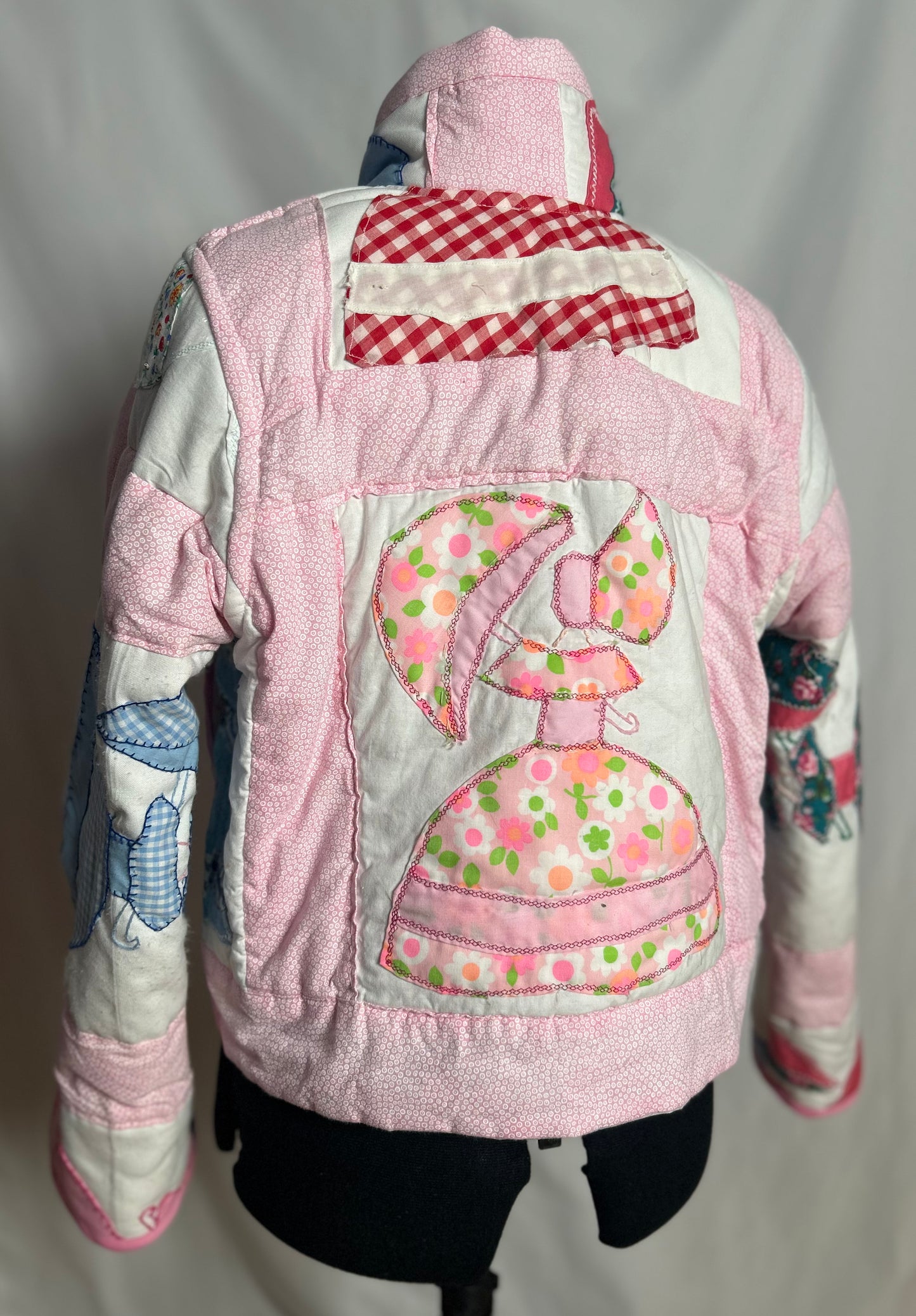 Handmade Upcycled Quilt Shortie Coat