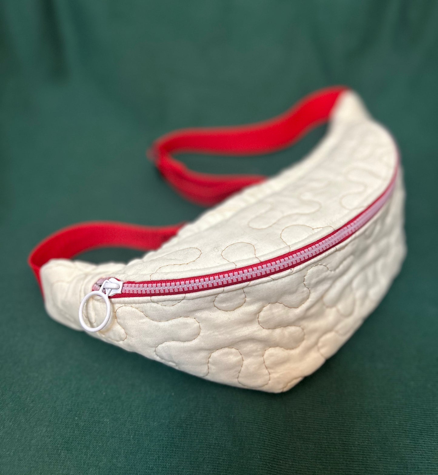 Handmade Upcycled Quilted Fanny Pack