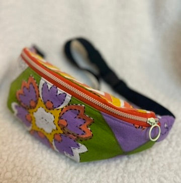Handmade Upcycled Colourful Fanny Pack