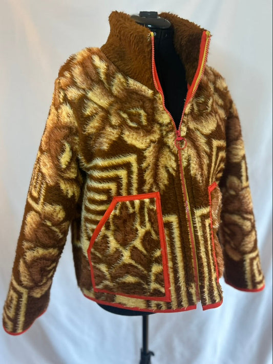 Handmade Upcycled Vintage Blanket Coat