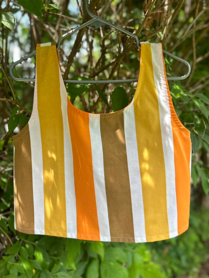 Handmade upcycled Scoop Back Boxy Tank