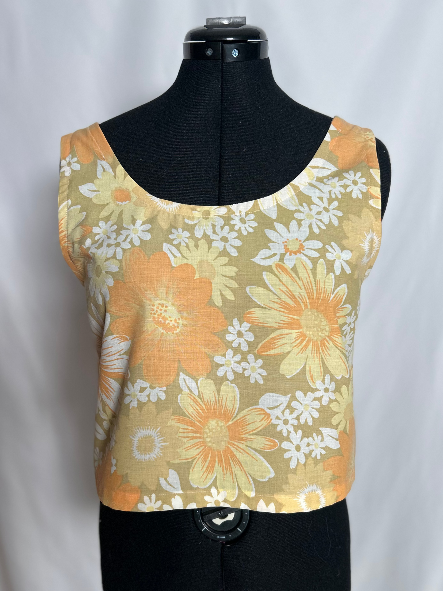 Handmade Scoop Back Boxy Tank