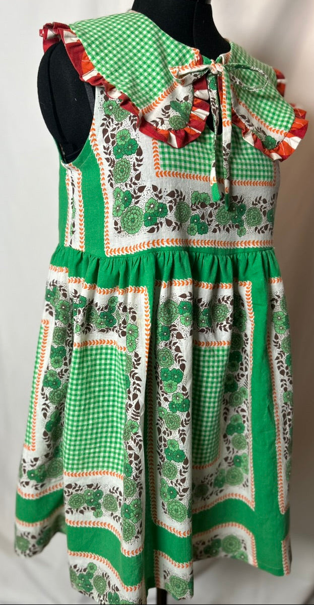 Handmade Upcycled Tablecloth Baby Doll Dress