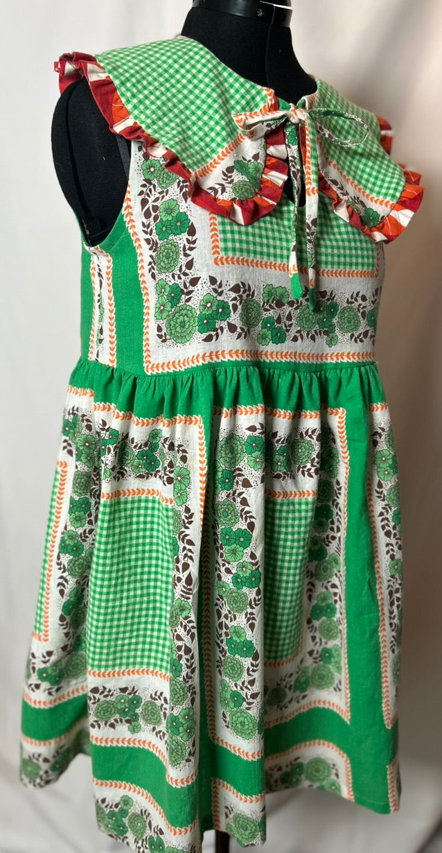 Handmade Upcycled Tablecloth Baby Doll Dress