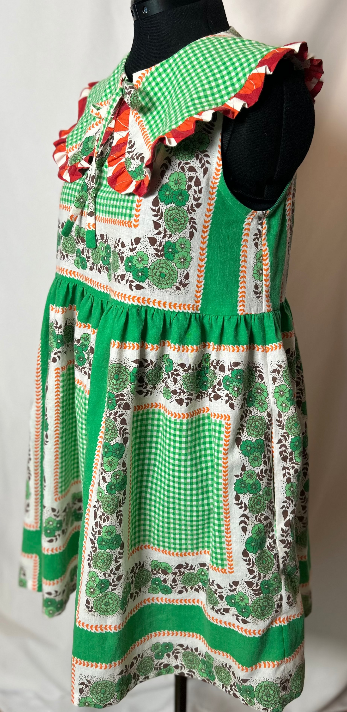 Handmade Upcycled Tablecloth Baby Doll Dress