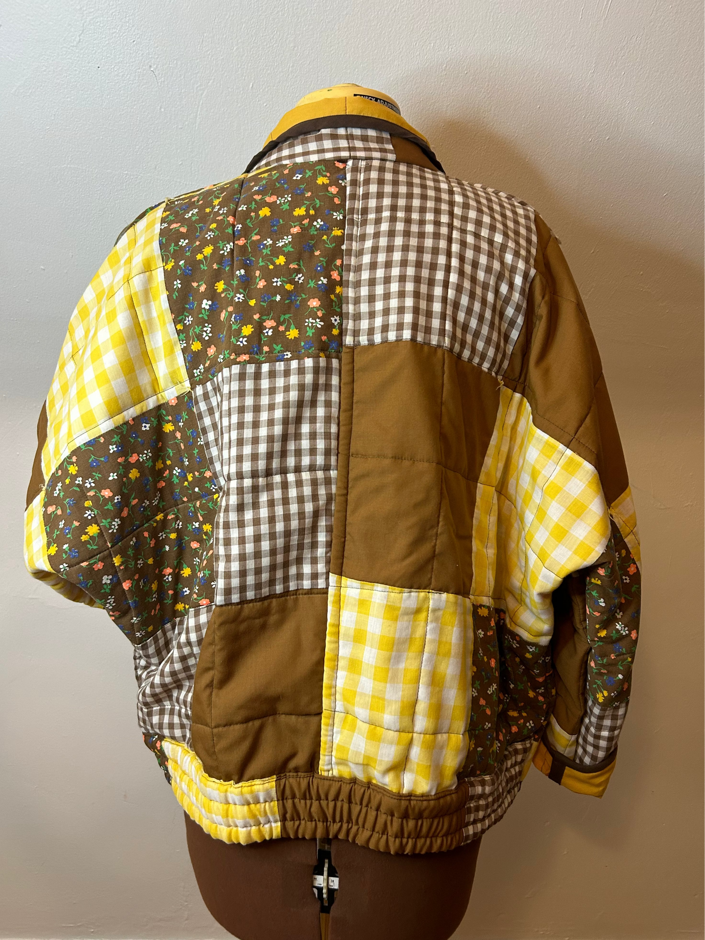 Handmade Upcycled Quilted Bomber