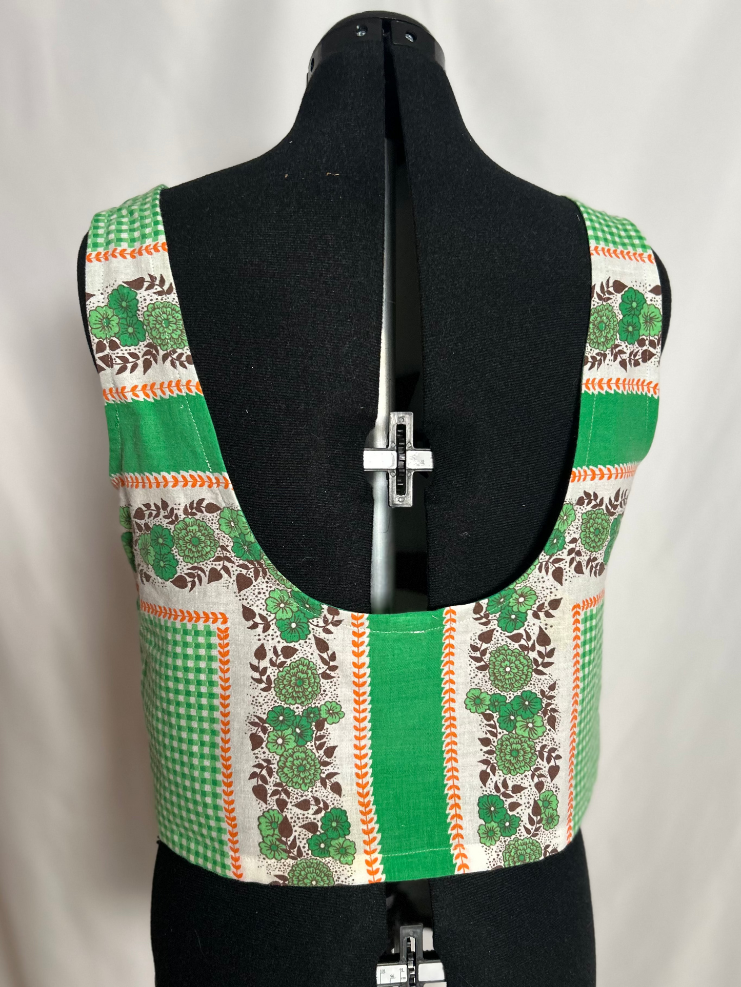 Handmade Upycycled Scoop Back Boxy Tank