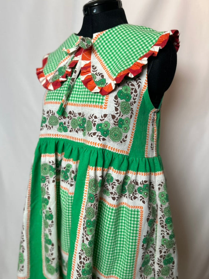 Handmade Upcycled Tablecloth Baby Doll Dress