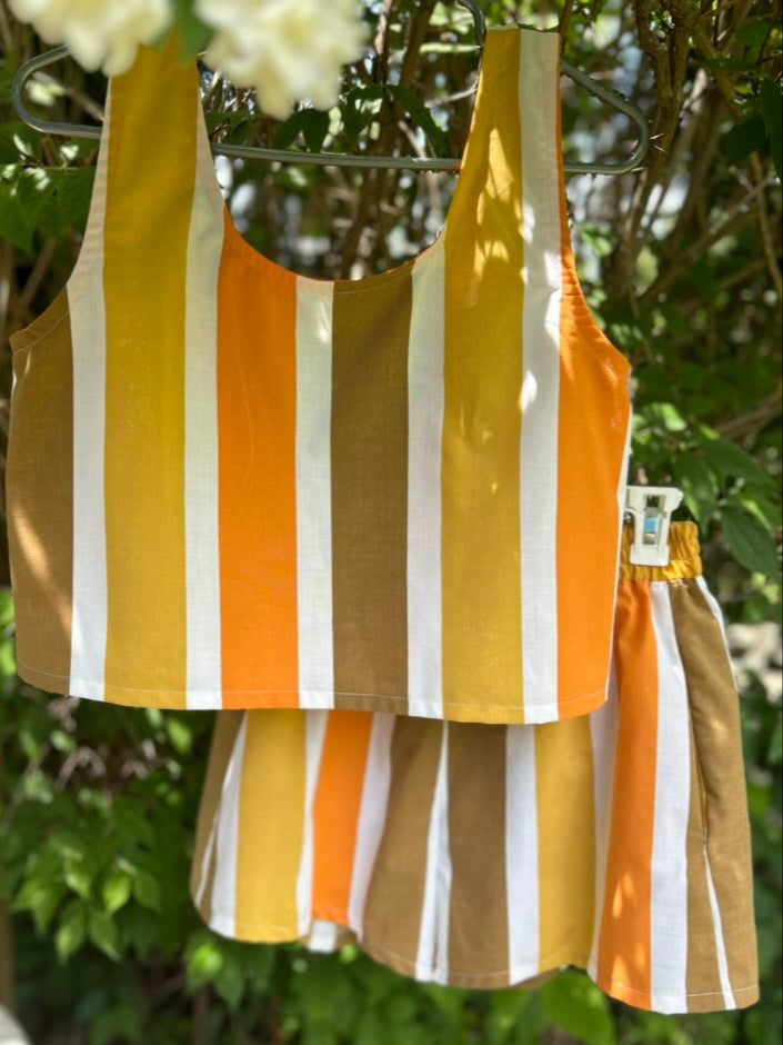 Handmade upcycled Scoop Back Boxy Tank