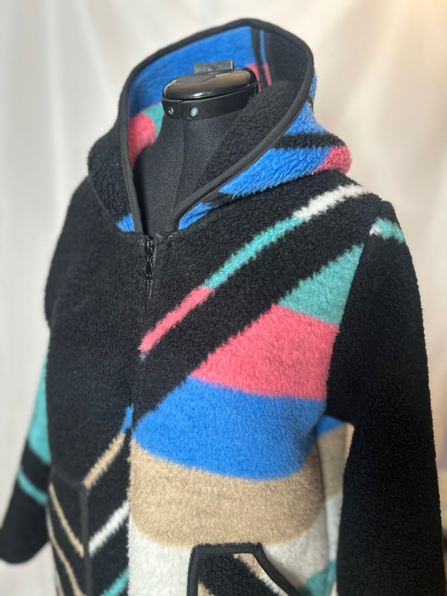 Handmade Upcycled Vintage Blanket Coat