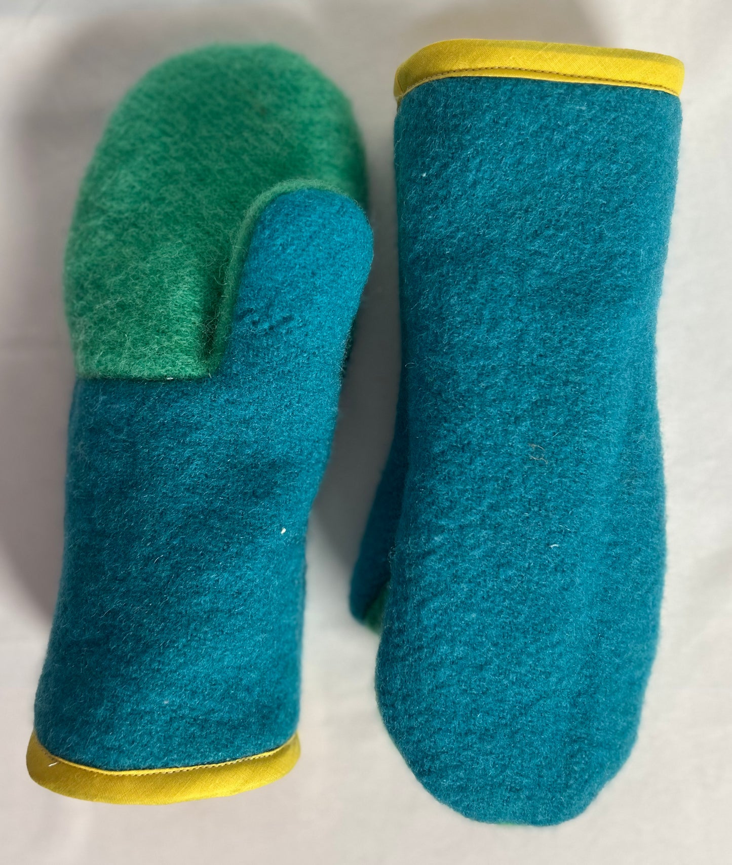 Handmade Upcycled Wool Mittens