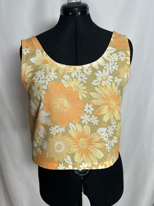 Handmade Scoop Back Boxy Tank