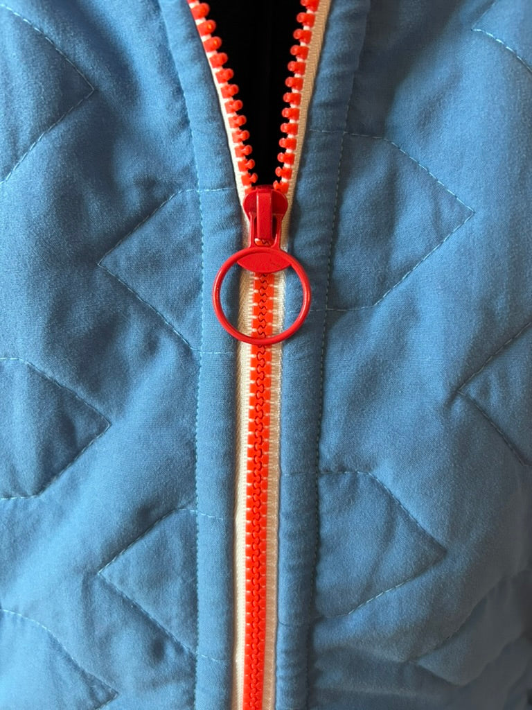 Upcycled Vintage Quilted Bomber Jacket