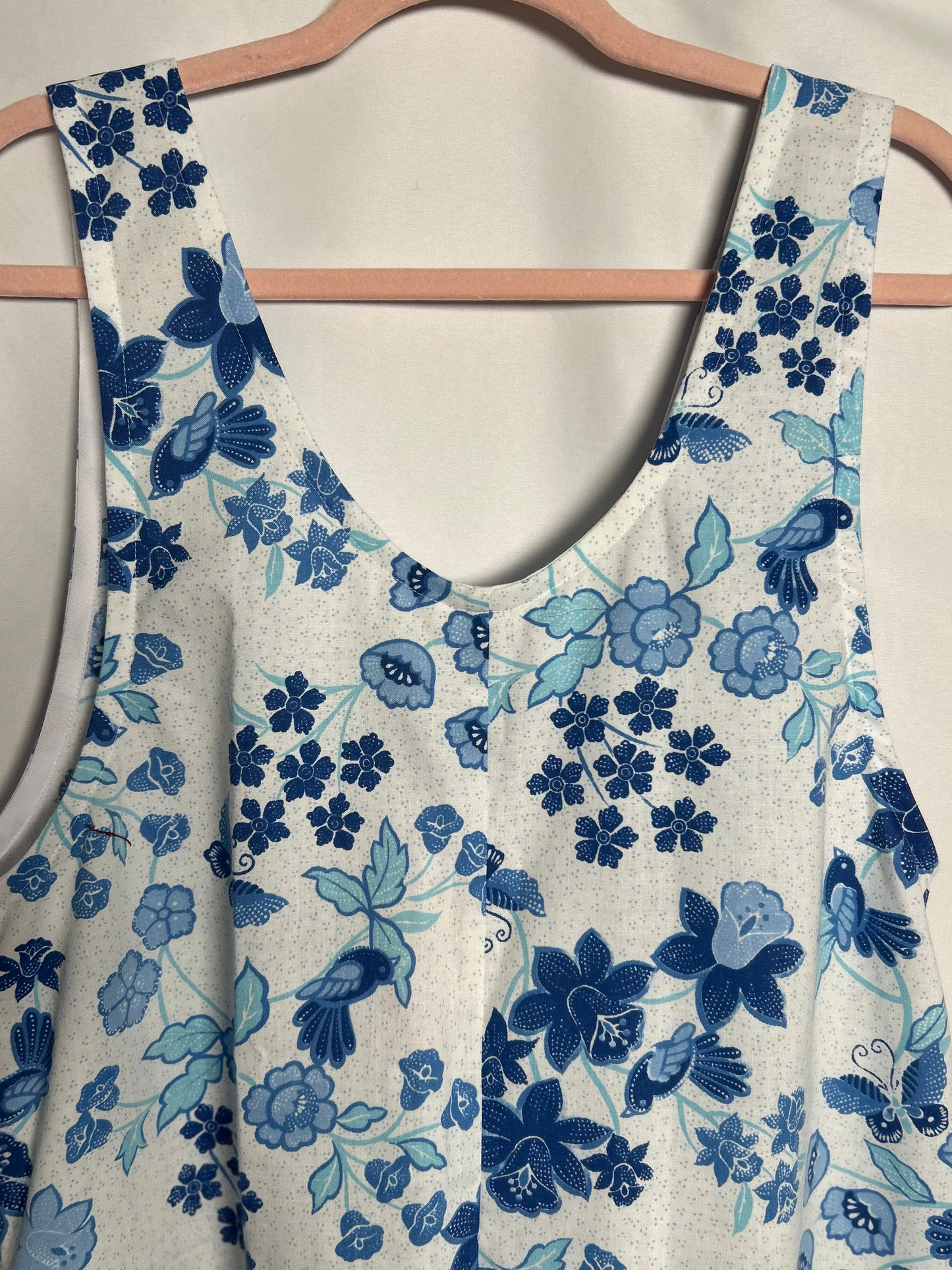 Handmade Upcycled Vintage Bedsheet Romper