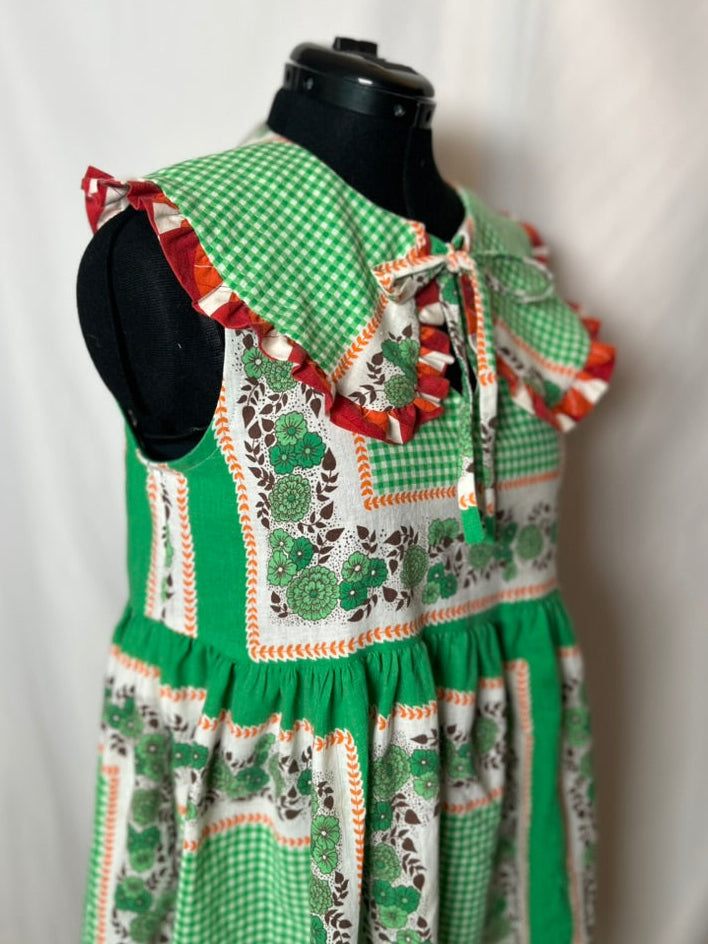 Handmade Upcycled Tablecloth Baby Doll Dress