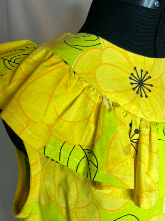 Handmade Upcycled Ruffle Top