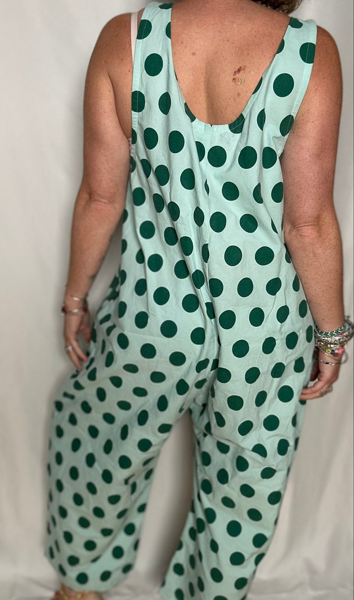 Handmade Upcycled Cotton Romper