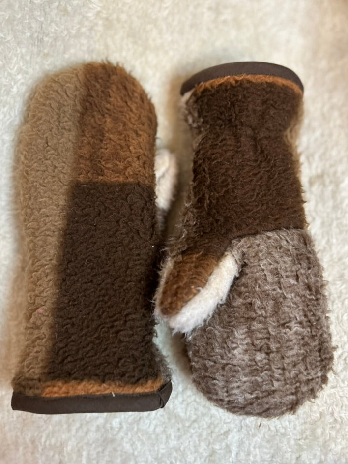 Handmade Upcycled Vintage Blanket Mittens
