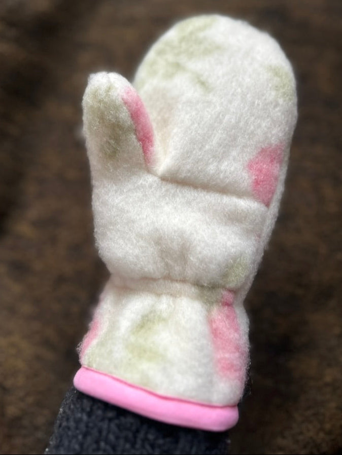 Handmade Upcycled Blanket Mittens