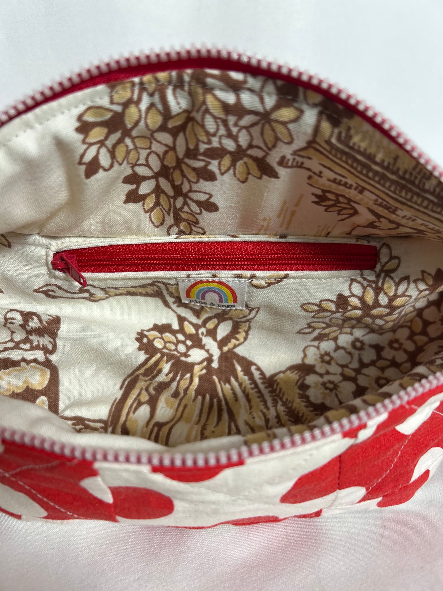 Handmade Upcycled Quilted Polka Dot Hip Bag, Fanny Pack