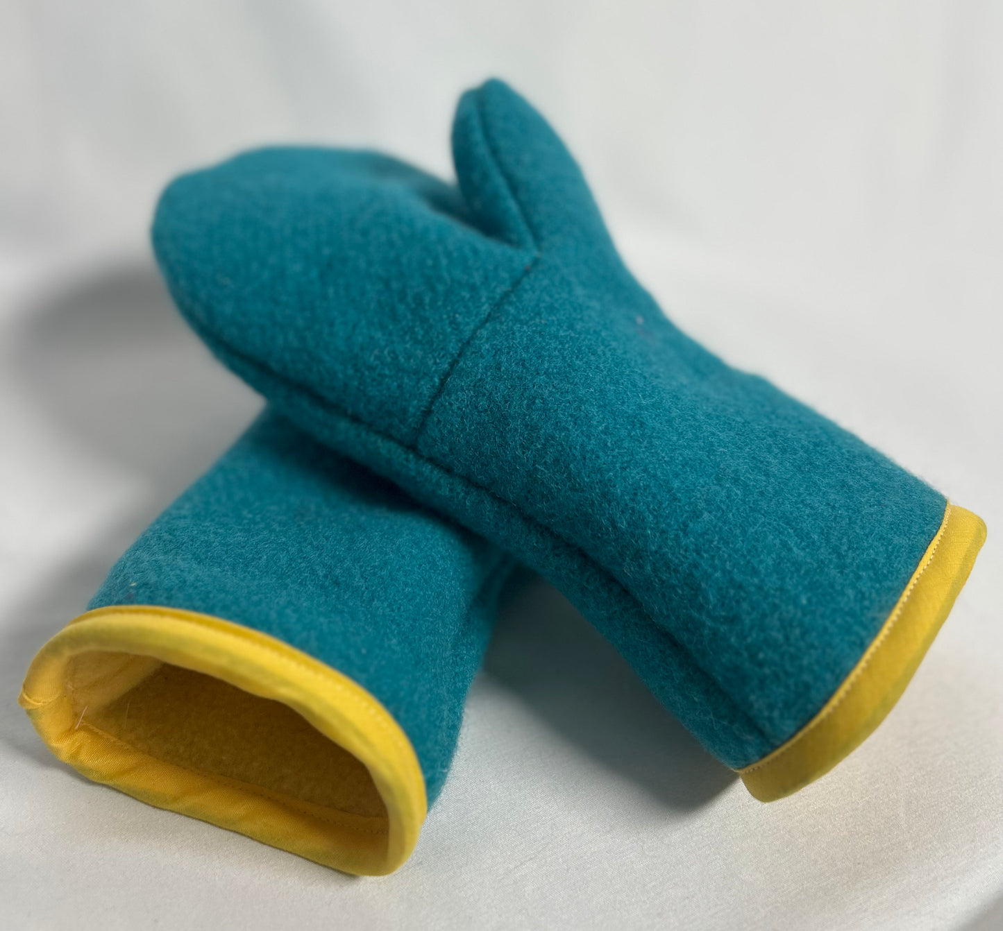 Handmade Upcycled Wool Mittens