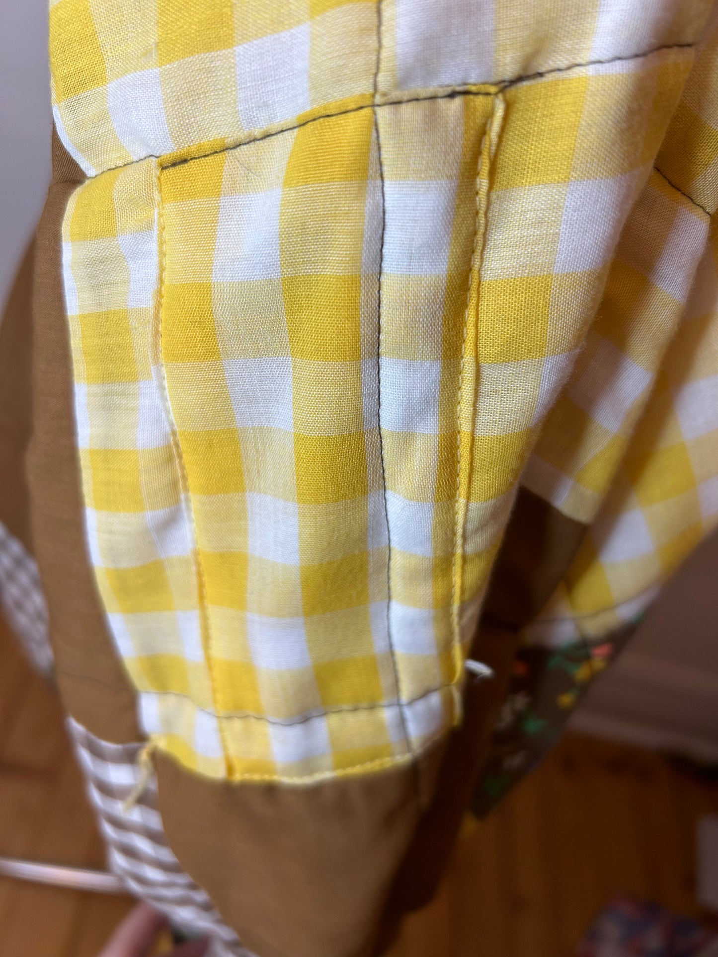 Handmade Upcycled Quilted Bomber