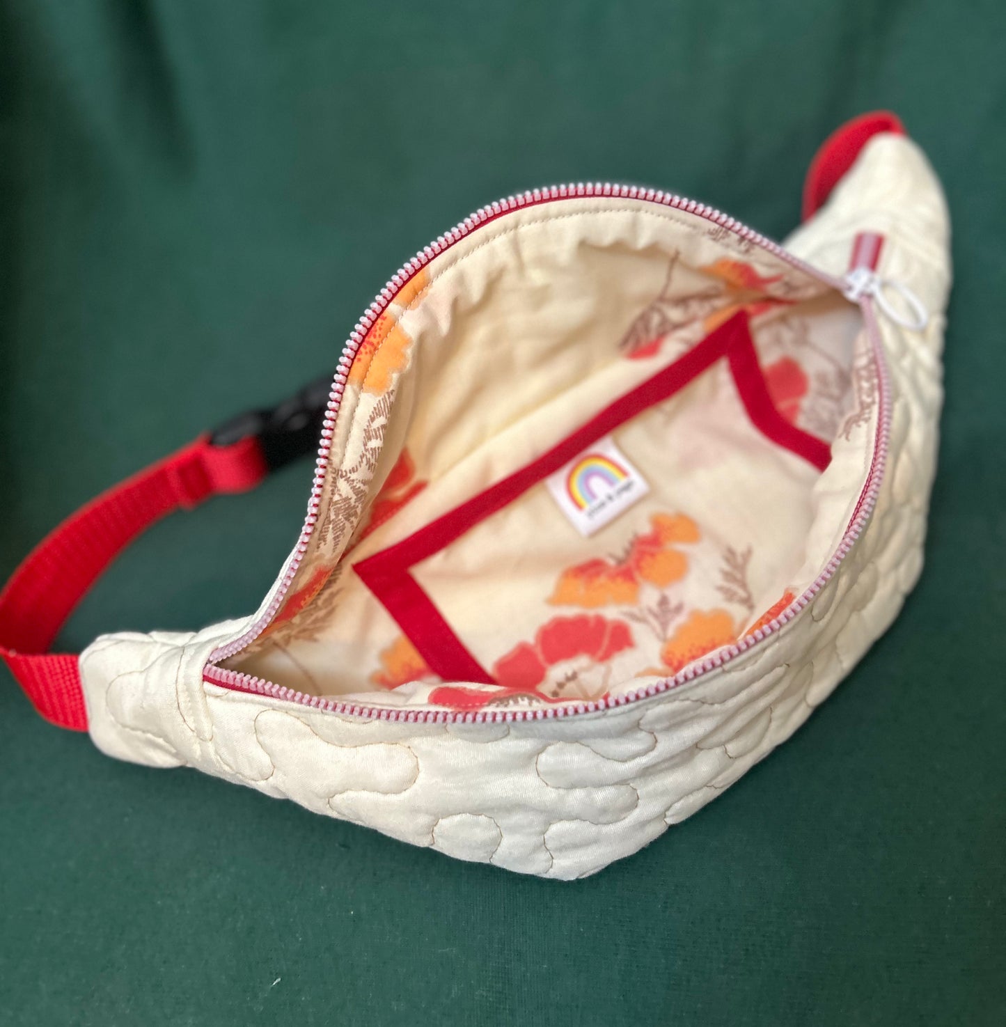 Handmade Upcycled Quilted Fanny Pack