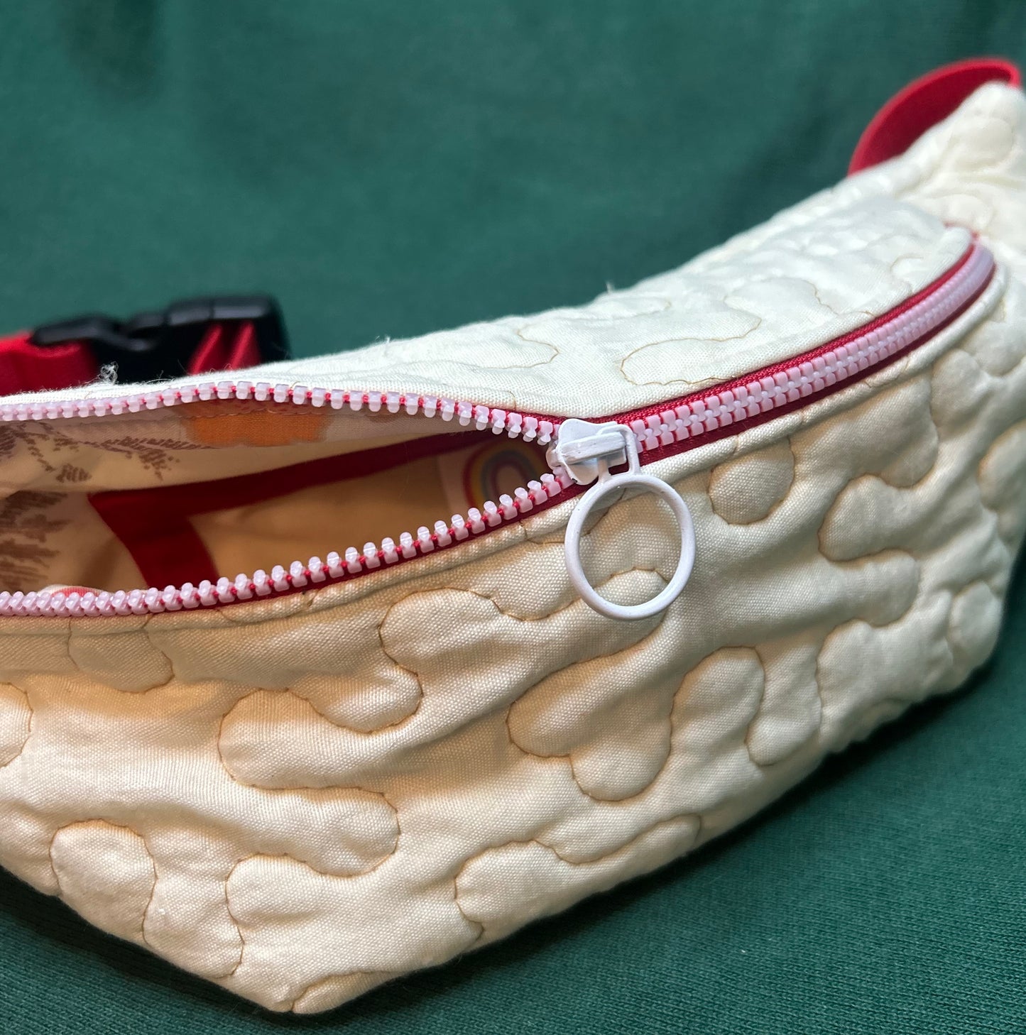 Handmade Upcycled Quilted Fanny Pack