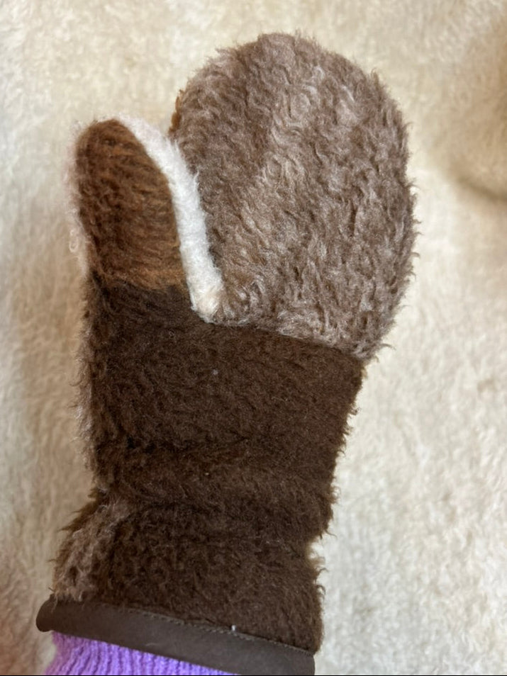 Handmade Upcycled Vintage Blanket Mittens